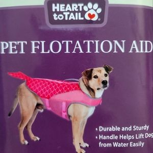 🐕 NWT Pink Mermaid Tail Life Vest Large🐶